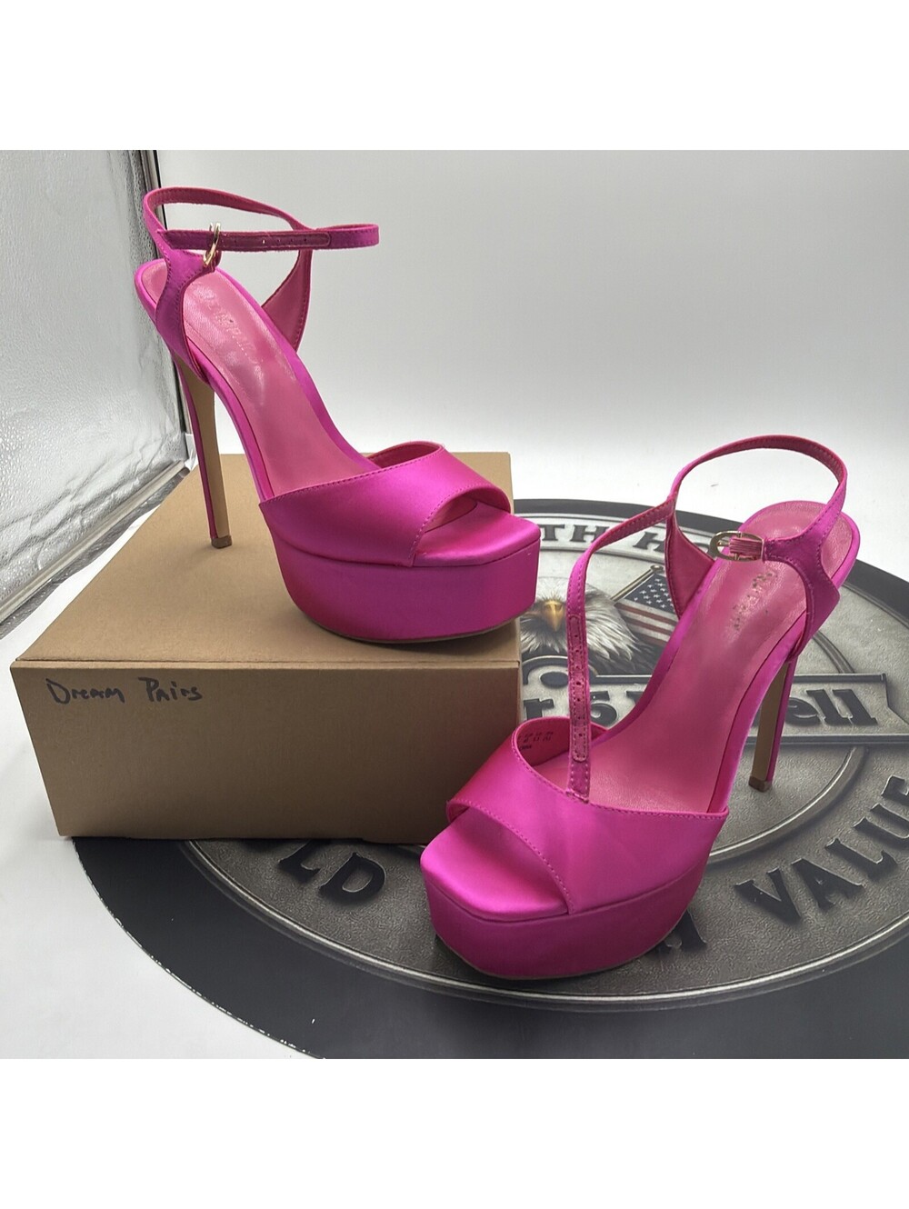 DREAM PAIRS Women's High Platform Heels Heeled 5.75'' Stilettos Size 8.5 No Box